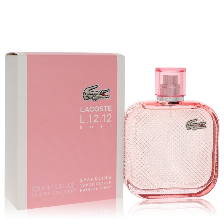 Lacoste Eau De Lacoste L.12.12 Rose Sparkling by Lacoste Eau De Toilette Spray (Unboxed) 3.3 oz Lacoste Eau De Lacoste L.12.12 Rose Sparkling by Lacoste Eau De Toilette Spray (Unboxed) 3.3 oz